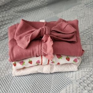 Carter's Pink Polka Dot Kids One Piece